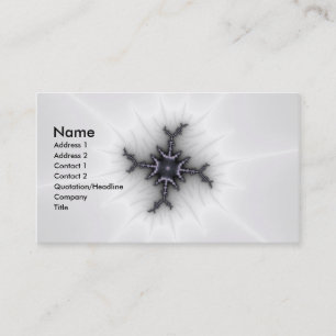 Carte De Visite Étoile de neutron - Art fractal