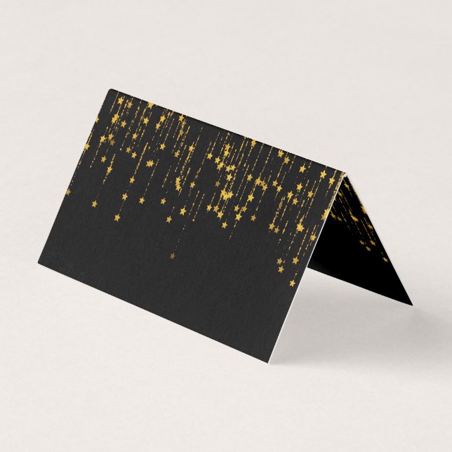 Carte De Visite Étoiles d'or (Dos)
