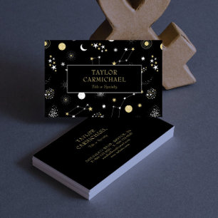 Carte De Visite Étoiles et espace de galaxies
