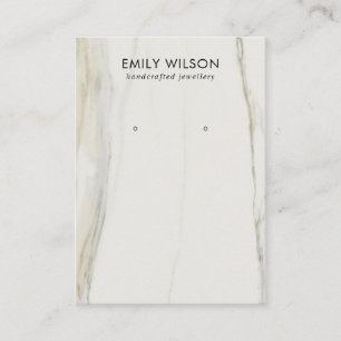 CARTE DE VISITE ÉTUDE DE TEXTURE MARBRE CALACATTA ÉCRAN DE REPRO