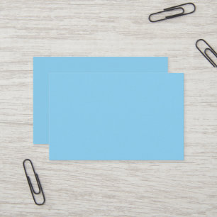 Carte de visite européen Bleu Bébé