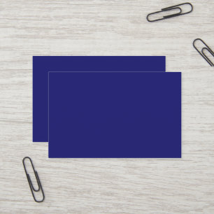 Carte de visite européen bleu nuit