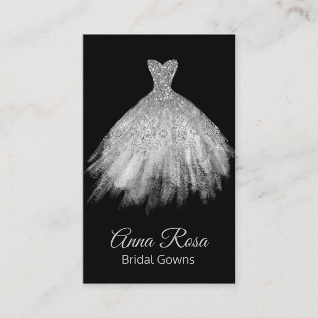 Carte De Visite *~* Événement Mariage Robe Mariage de la mariée Go (Devant)