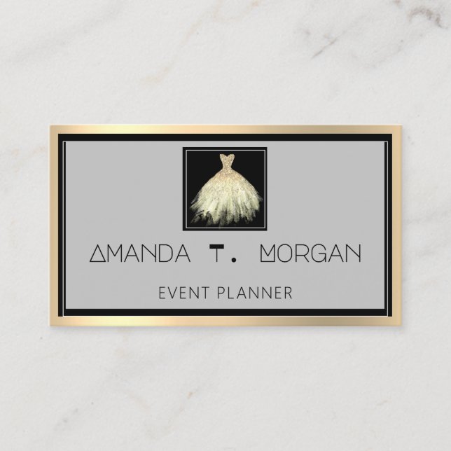 Carte De Visite Événement Planificateur Danse Mariage Blogueur Rob (Devant)