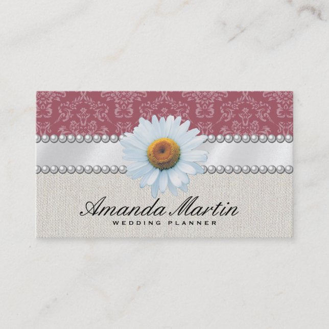 Carte De Visite Événements spéciaux | Rouge classique (Devant)