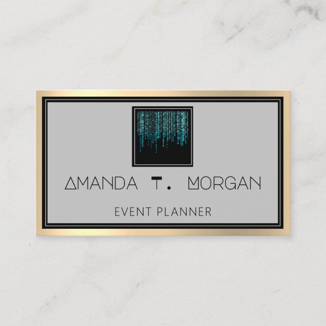 Carte De Visite Event Planner Dance Mariage Blogger Modern Drives (Devant)