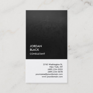 Carte De Visite Exclusif Gris Gris Blanc Unique Moderne