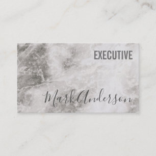Carte De Visite exécutif   Série de signatures (marbre)