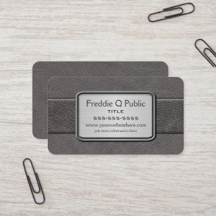 Carte De Visite Executive Grey