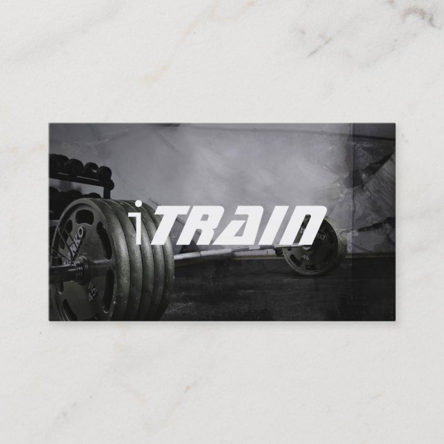 Carte De Visite Exercice de gymnase de gymnastique (Devant)