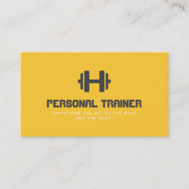 Carte De Visite Exercice d'entraînement personnel Salle de gym