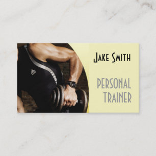 Carte De Visite Exercice d'entraînement personnel Salle de gym
