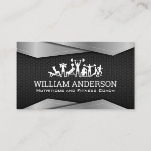 Carte De Visite Exercices d'entraînement   Santé et condition phys