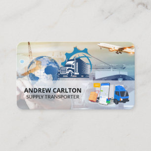 Carte De Visite Expédition Bateau Camionnage Fret aérien   Transpo