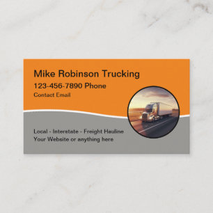 Carte De Visite Expédition de fret et camionnage