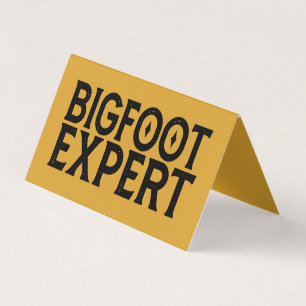 Carte De Visite Expert Bigfoot