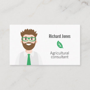 Carte De Visite Expert-conseil agricole personnalisé Avatar