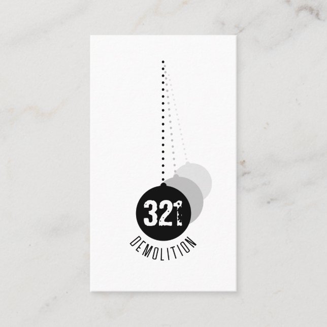 Carte de visite expert de démolition v2 (Devant)