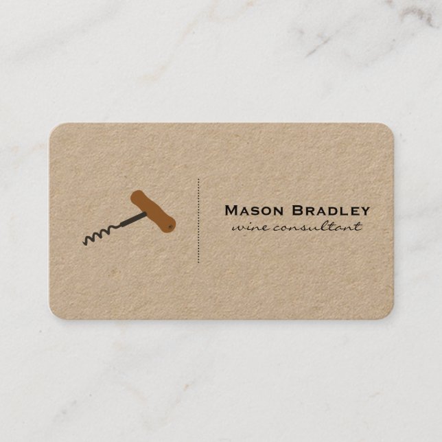 Carte De Visite Expert Vin (Devant)