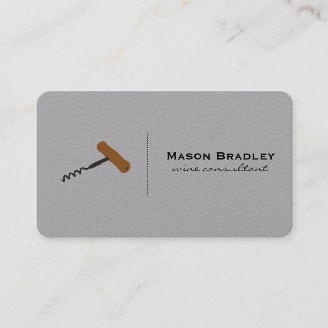Carte De Visite Expert Vin (Devant)