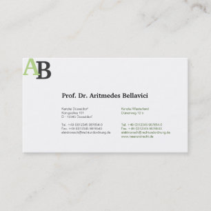 Carte De Visite Experts en écologie