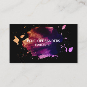 Carte De Visite Express brossé   Arrière - plan noir