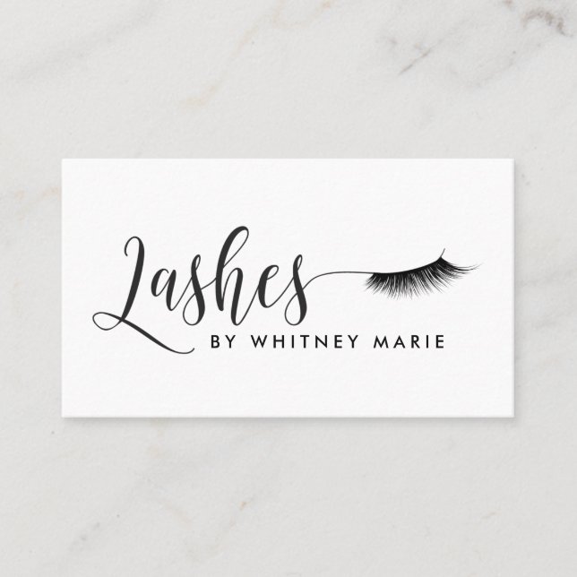 Carte De Visite Extensions modernes d'Eyelash (Devant)
