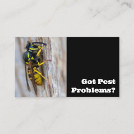 Carte De Visite Exterminateur de parasites pour guêpes à cornets l