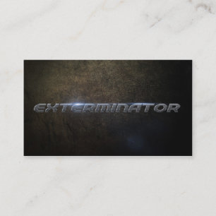 Carte De Visite Exterminator Business card