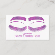 Eyelash & Beauté de l'aquarelle de luxe, violet
