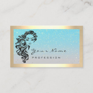 Carte De Visite Eyelash Extension Maquillage Artiste Hair Confett 