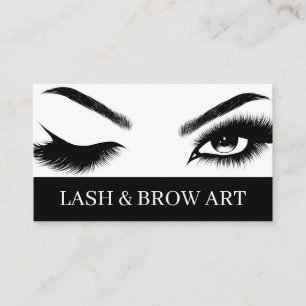 Carte De Visite Eyelash Extensions Beauté Salon Spa Voiture d'affa