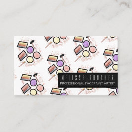 Carte De Visite Facepainter Facepainting Artiste de maquillage pou
