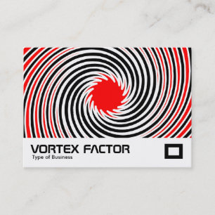 Carte De Visite Facteur Vortex - Rouge