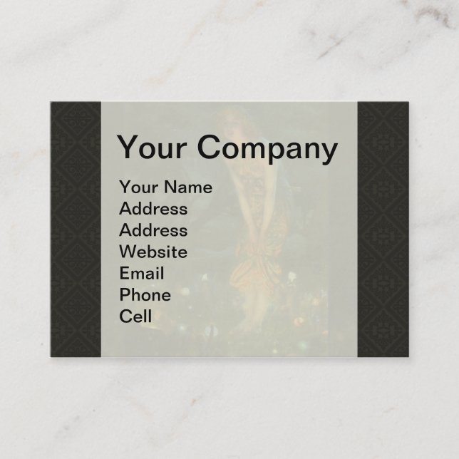 Carte De Visite Fairy Circle Fairies Midsummer Eve (Devant)