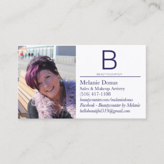 Carte de visite fait sur commande de Beautycounter