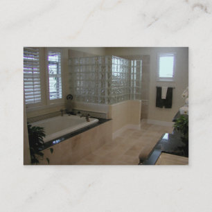 Carte de visite fait sur commande de salle de