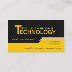 Carte de visite fait sur commande de technicien