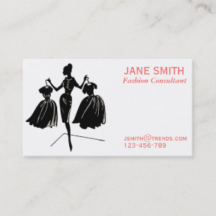 Carte De Visite Fashion Consultant indépendant professionnel