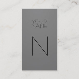 Carte De Visite Fashion Grey