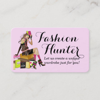 Carte De Visite Fashion Hunter Business Card