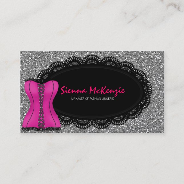 Carte De Visite Fashion Lingerie (Devant)