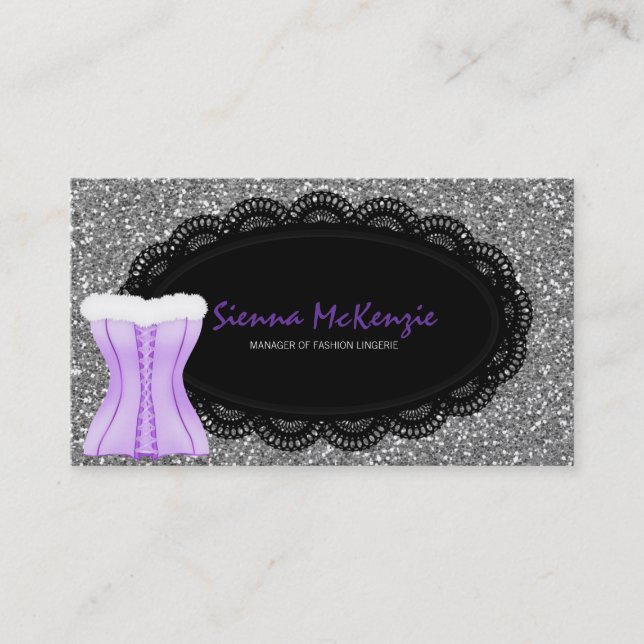 Carte De Visite Fashion Lingerie (Devant)