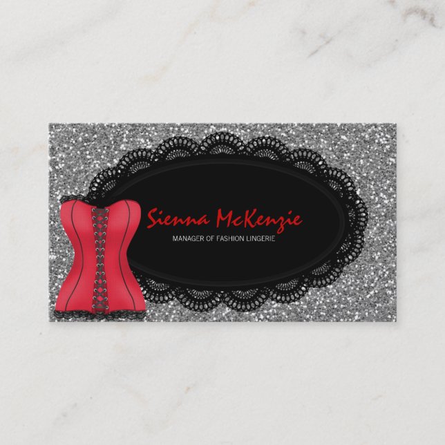 Carte De Visite Fashion Lingerie (Devant)
