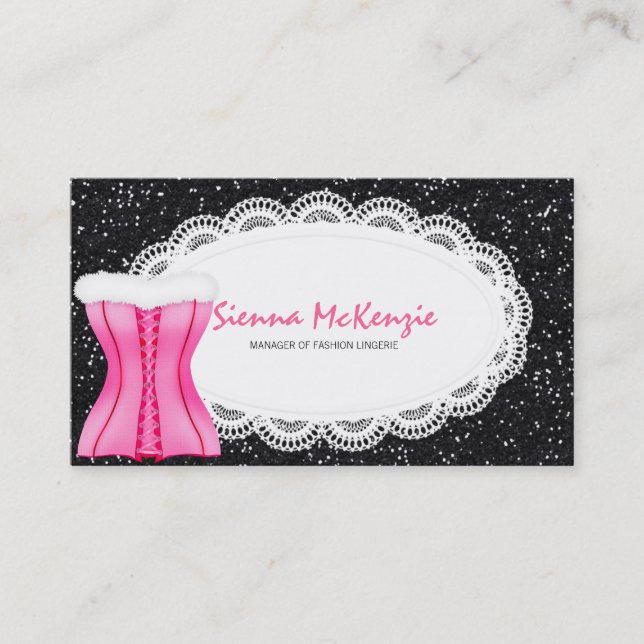 Carte De Visite Fashion Lingerie (Devant)