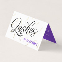 Faux Gold Lashes Purple Lash Artiste Aftercare