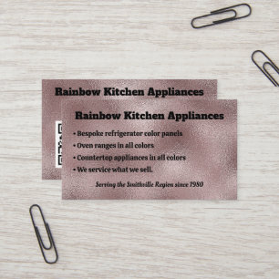 Carte De Visite Faux rose foncé