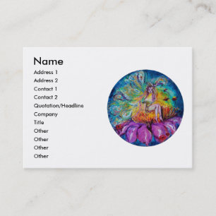 CARTE DE VISITE FÉE DANS LA NUIT