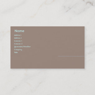 Carte De Visite Femme - affaires