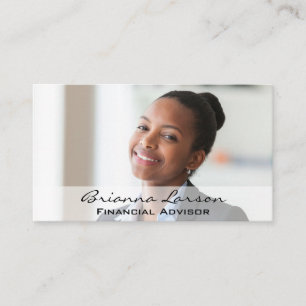Carte De Visite Femme d'affaires souriante